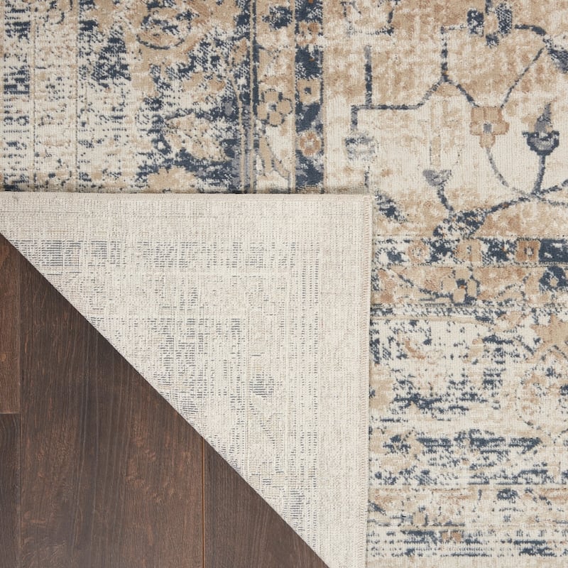 Malta Vintage Distressed Medallion Area Rug by Nourison