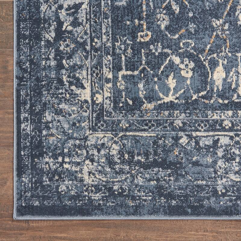 Malta Vintage Distressed Medallion Area Rug by Nourison