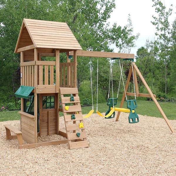 cedar playground set