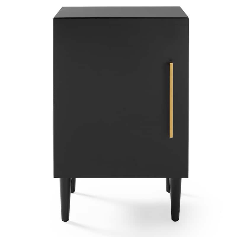 Crosley Everett Matte Black Record Player Stand