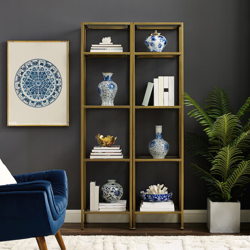 Crosley Aimee 2 pc Narrow Etagere Set
