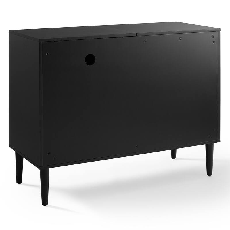 Crosley Everett Matte Black Media Console