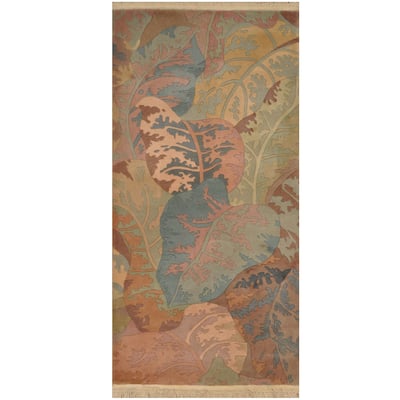 Handmade Tibetan Wool Rug (India) - 2'4 x 4'8