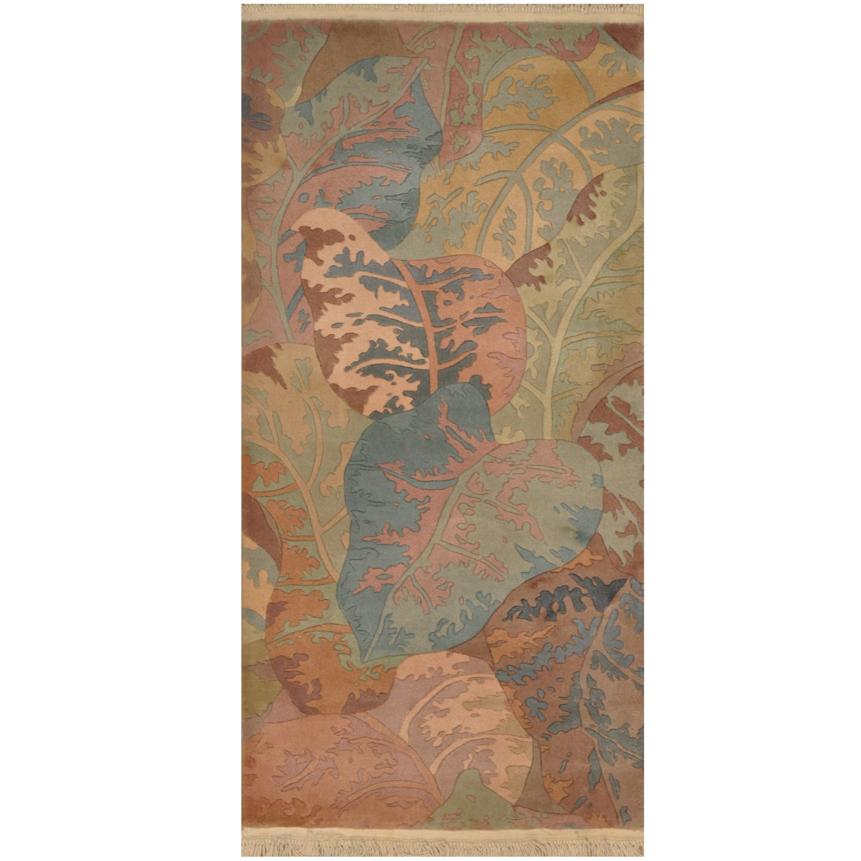 Handmade Tibetan Wool Rug (India) - 2'4 x 4'8
