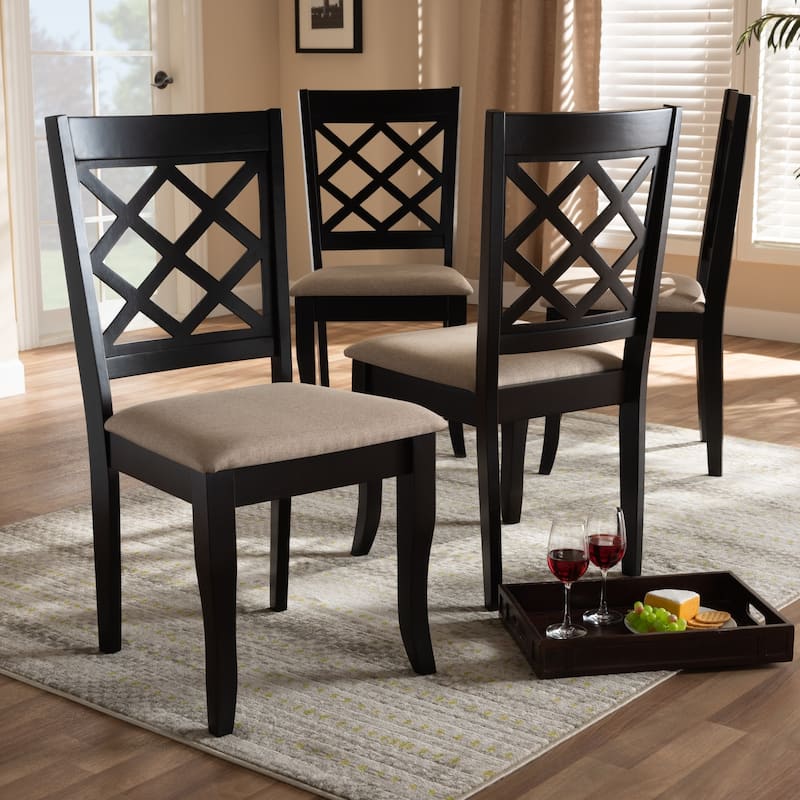 Copper Grove Aden Modern Fabric 4-piece Dining Chair Set