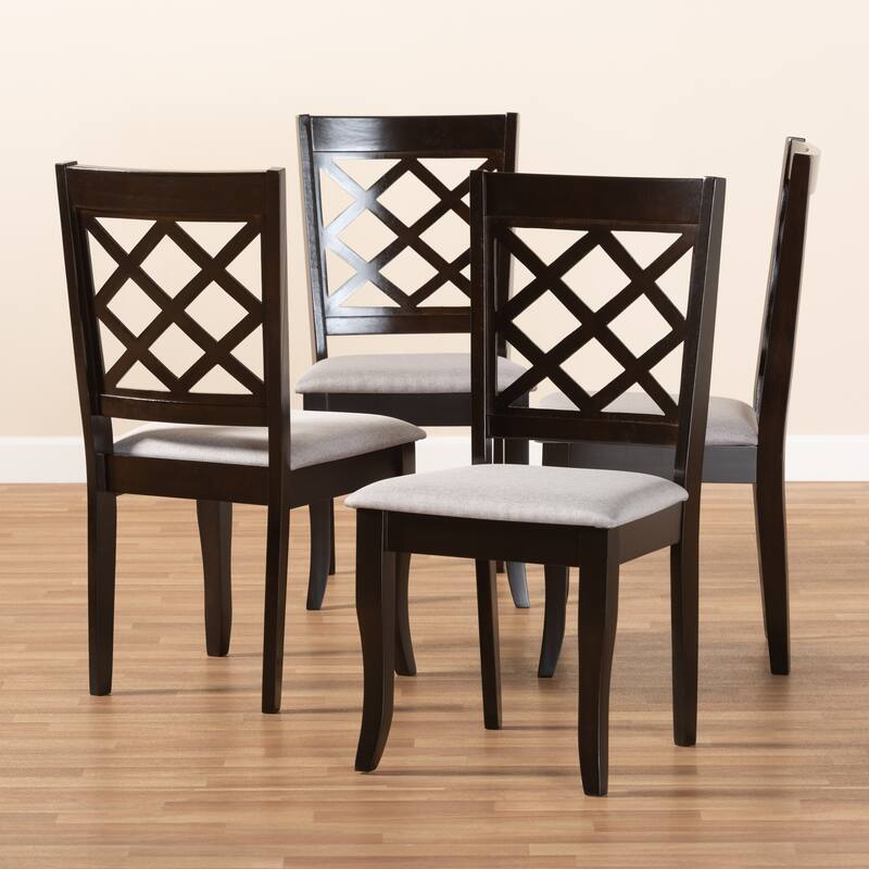Copper Grove Aden Modern Fabric 4-piece Dining Chair Set