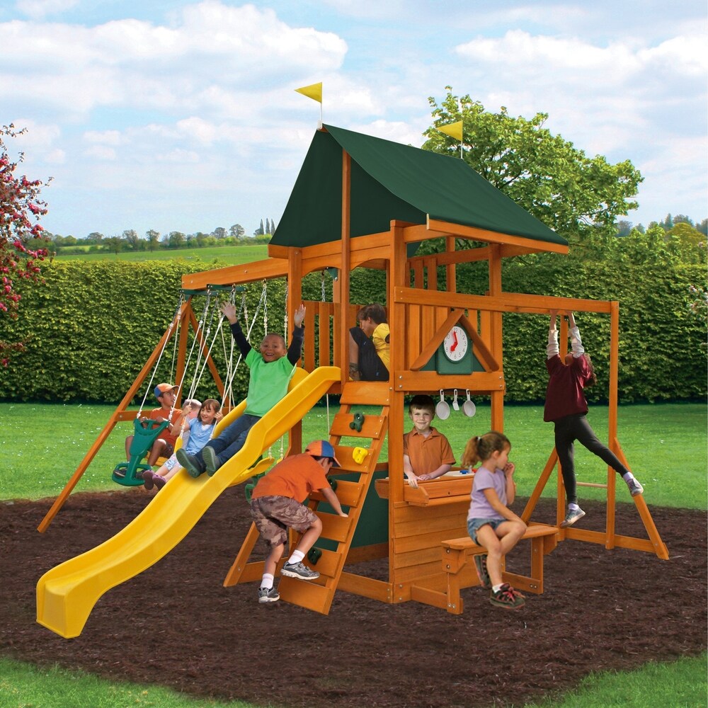 kidkraft brightside wooden playset
