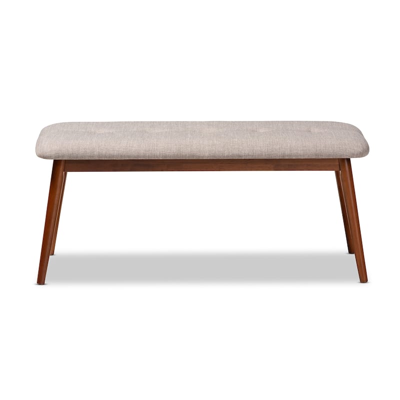 Carson Carrington Ulfshult Mid-century Modern Fabric Dining Bench