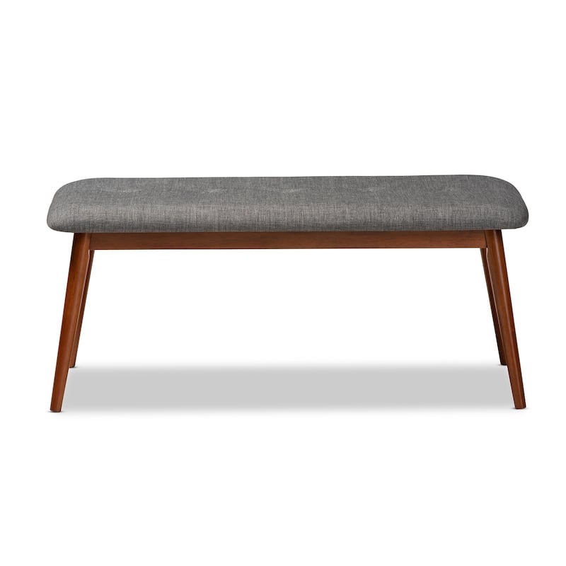 Carson Carrington Ulfshult Mid-century Modern Fabric Dining Bench