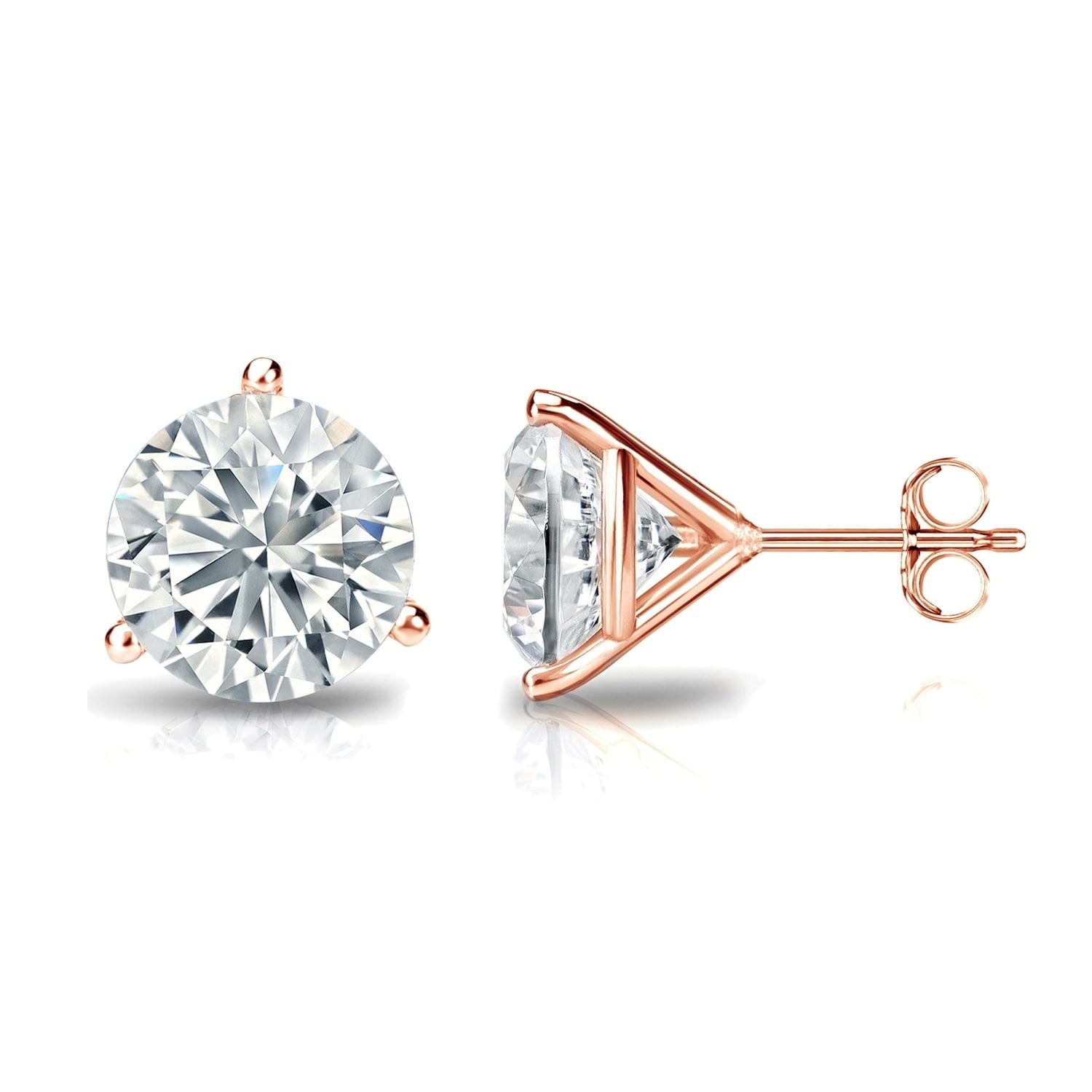 lab grown diamond earring studs