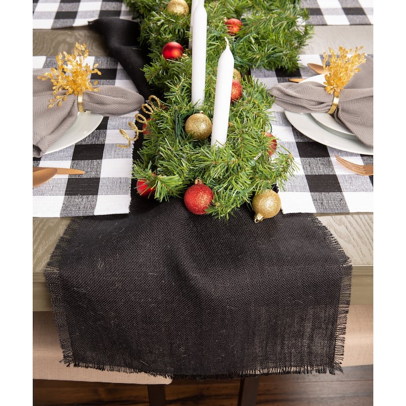 DII Buffalo Check Ribbed Placemat (Set of 6)