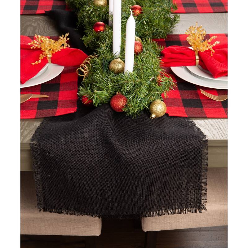 DII Buffalo Check Ribbed Placemat (Set of 6)