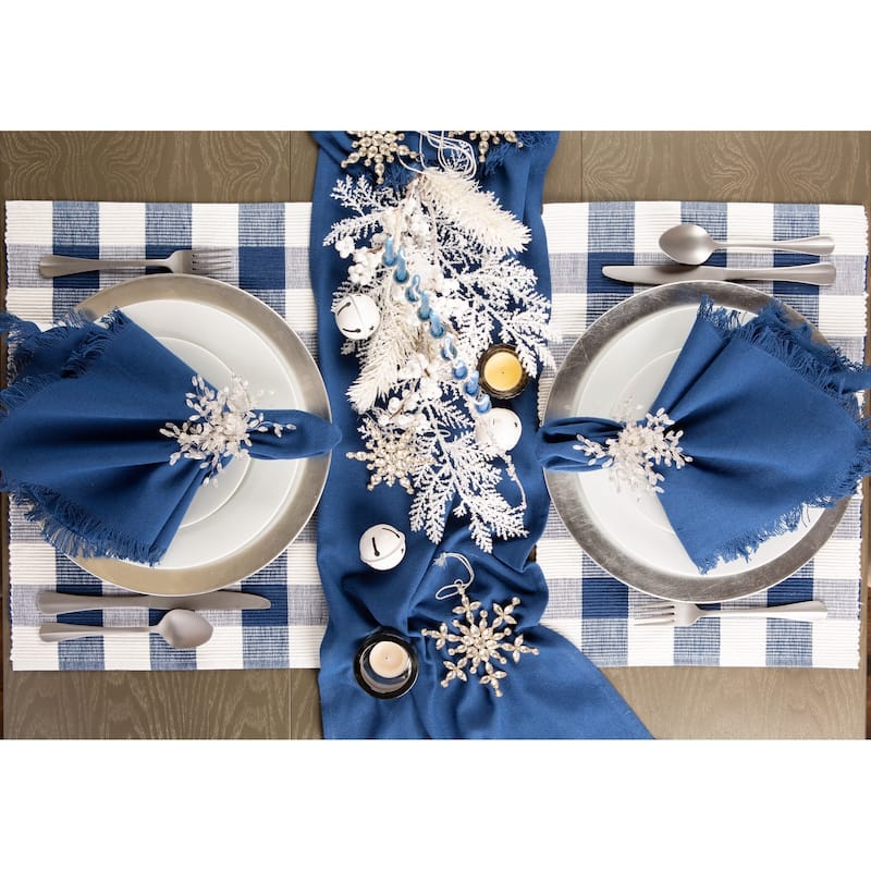 DII Buffalo Check Ribbed Placemat (Set of 6)