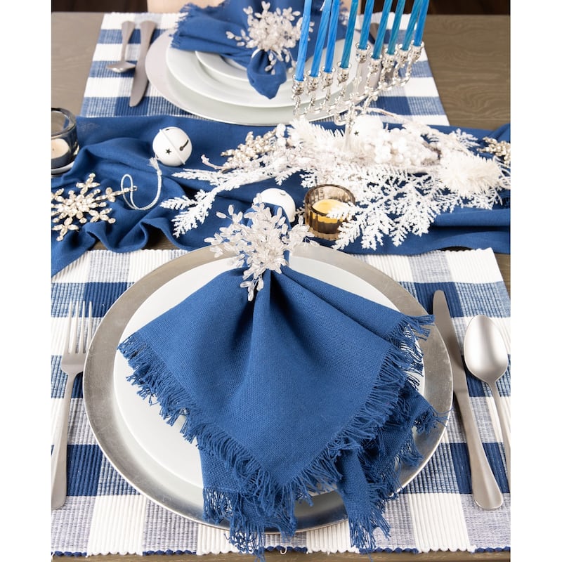 DII Buffalo Check Ribbed Placemat (Set of 6)
