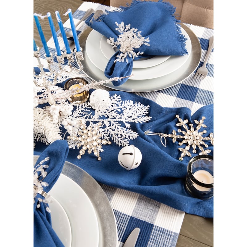 DII Buffalo Check Ribbed Placemat (Set of 6)