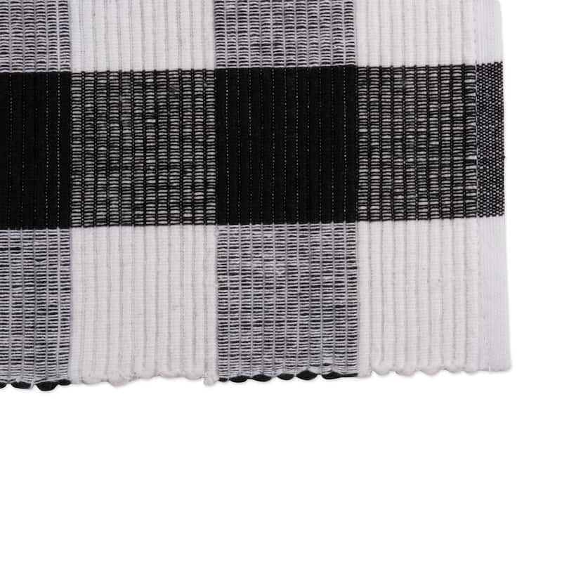 DII Buffalo Check Ribbed Placemat (Set of 6)