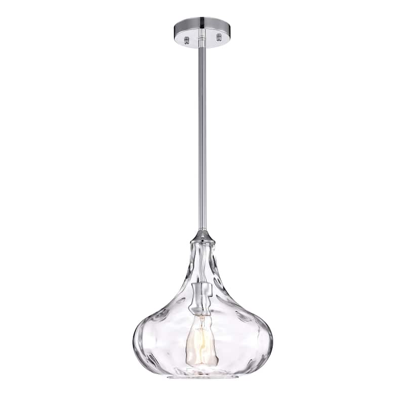 Enielle Single Light Polished Chrome Pendant
