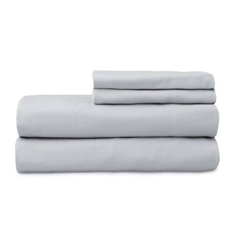 Porch & Den Marseilles Soft Finish Cotton Percale Bed Sheet Set