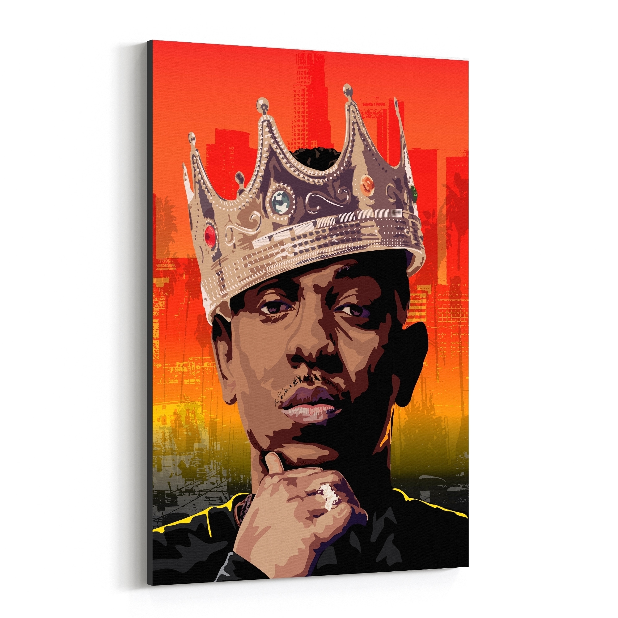 Shop Noir Gallery Kendrick Lamar Portrait Rap Music Canvas Wall Art Print Overstock 28550540