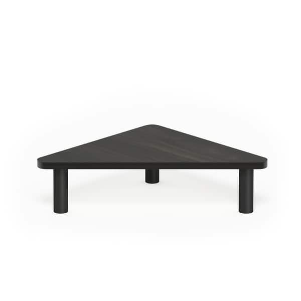 Shop Furinno Turn N Tube Corner Monitor Riser Stand Espresso Black Overstock 28553572 Espresso Black