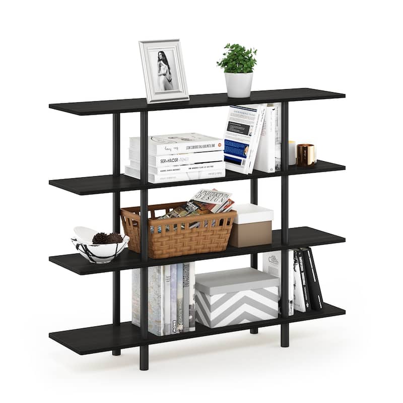 Furinno 18077 Turn-N-Tube 4-Tier Wide Display Shelf