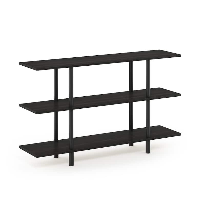 Furinno 18076EX Turn-N-Tube 3-Tier Wide Display Shelf