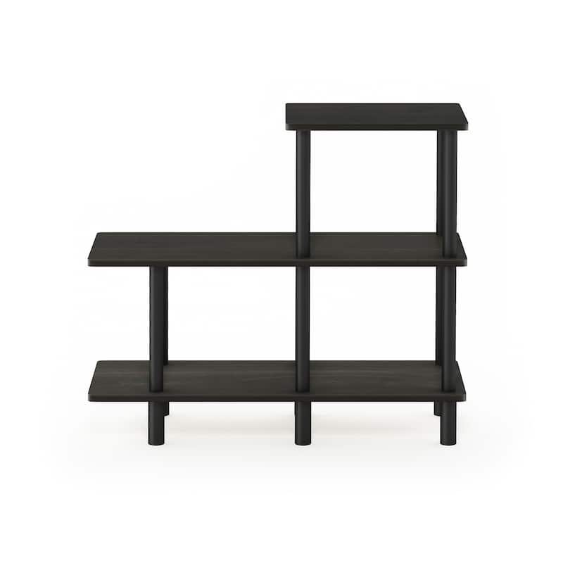 Furinno 18136 Turn-N-Tube 3-Tier Cube Ladder Shelf