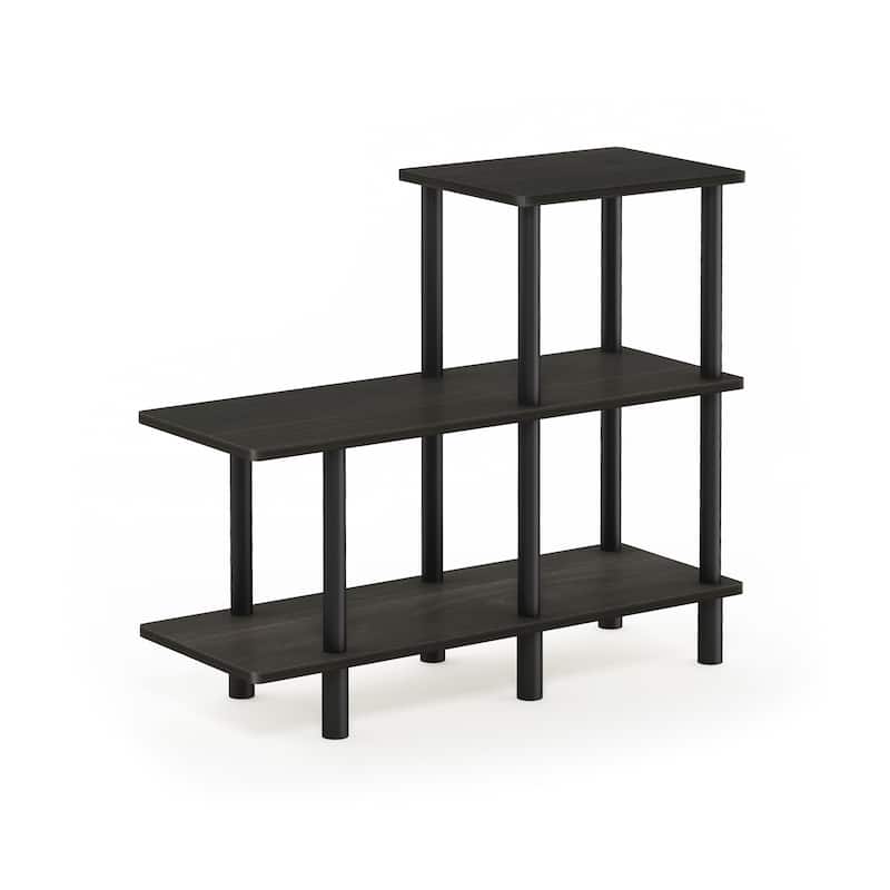 Furinno 18136 Turn-N-Tube 3-Tier Cube Ladder Shelf