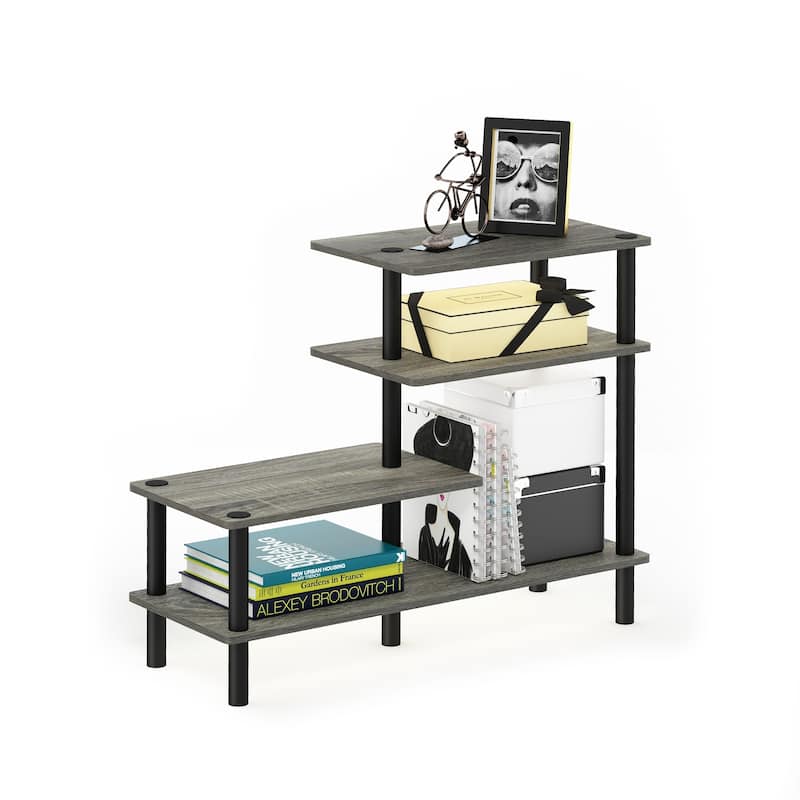 Furinno 18126 Turn-N-Tube 3-Tier Side Display Rack