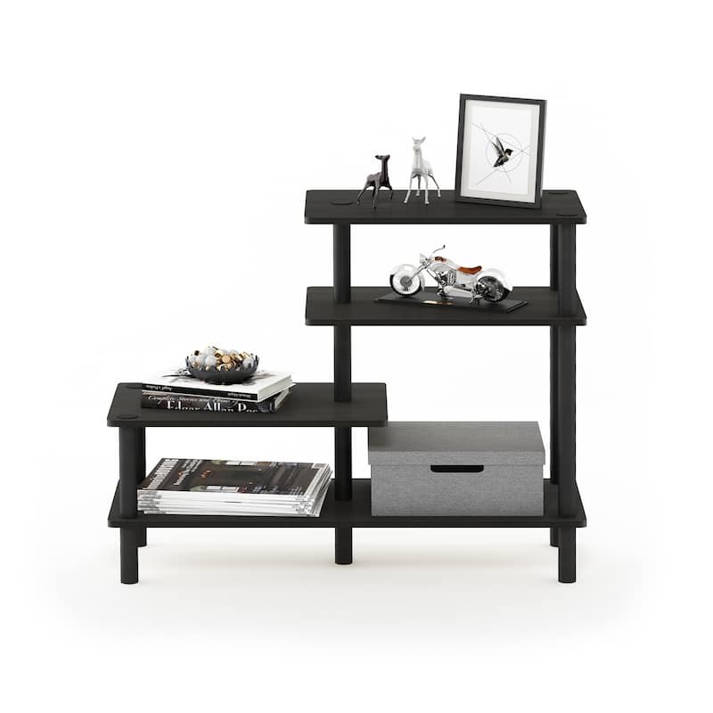 Furinno 18126 Turn-N-Tube 3-Tier Side Display Rack