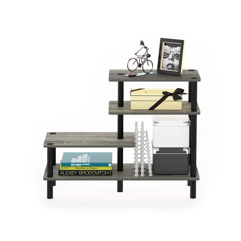 Furinno 18126 Turn-N-Tube 3-Tier Side Display Rack