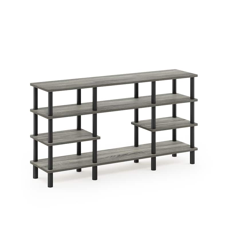 Furinno 18074 Turn-N-Tube 4-Tier Multipurpose Wide Shelf