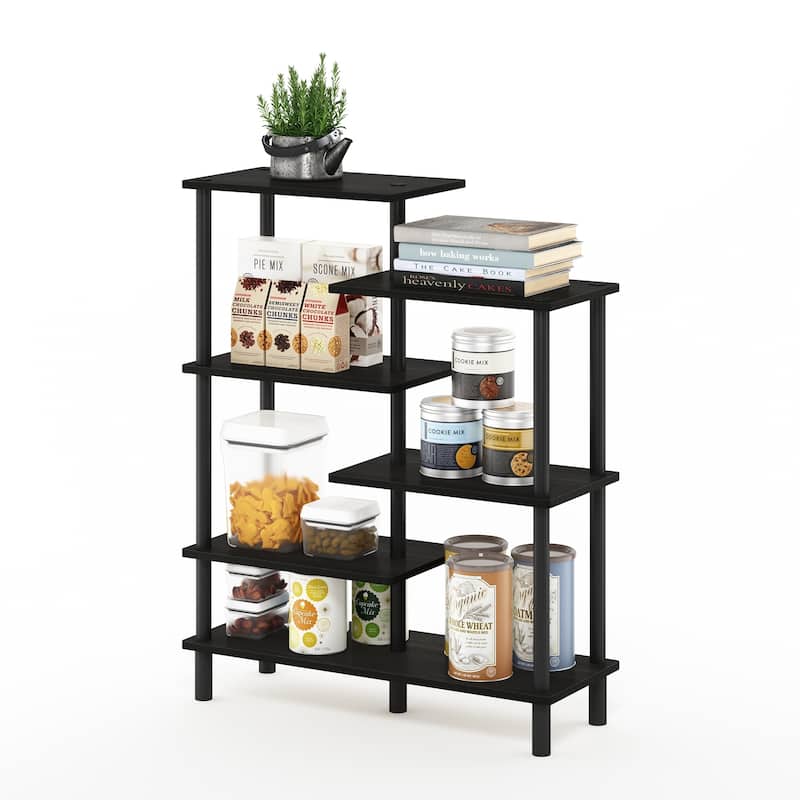 Furinno 18089 Turn-N-Tube 6-Tier Accent Display Rack