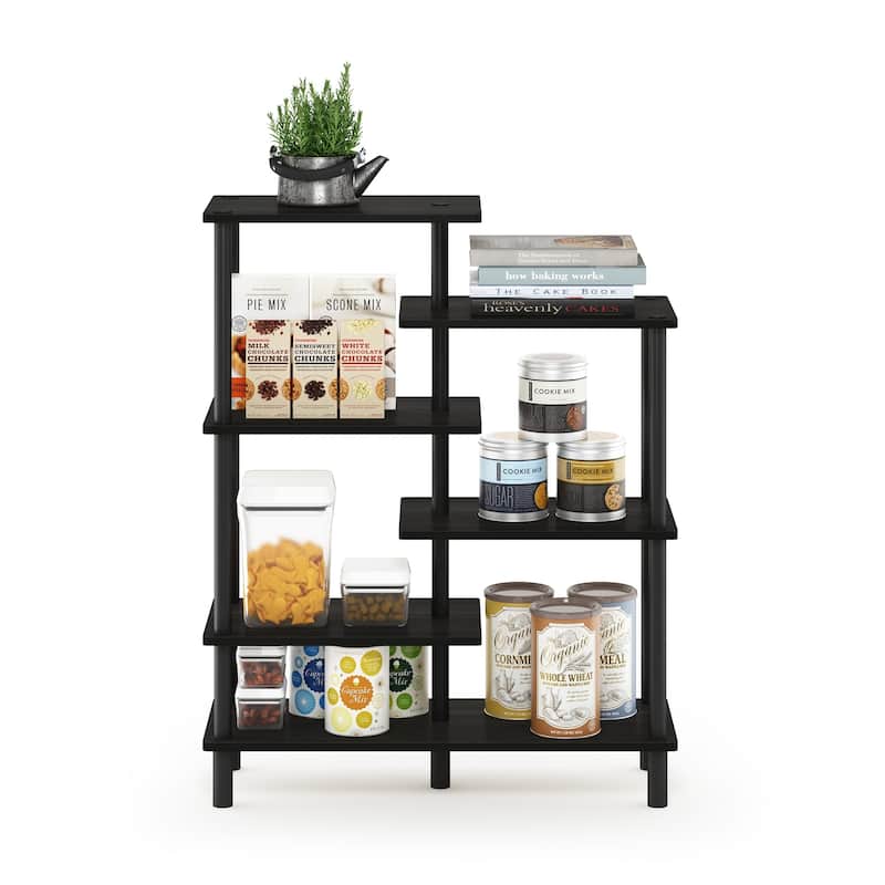 Furinno 18089 Turn-N-Tube 6-Tier Accent Display Rack