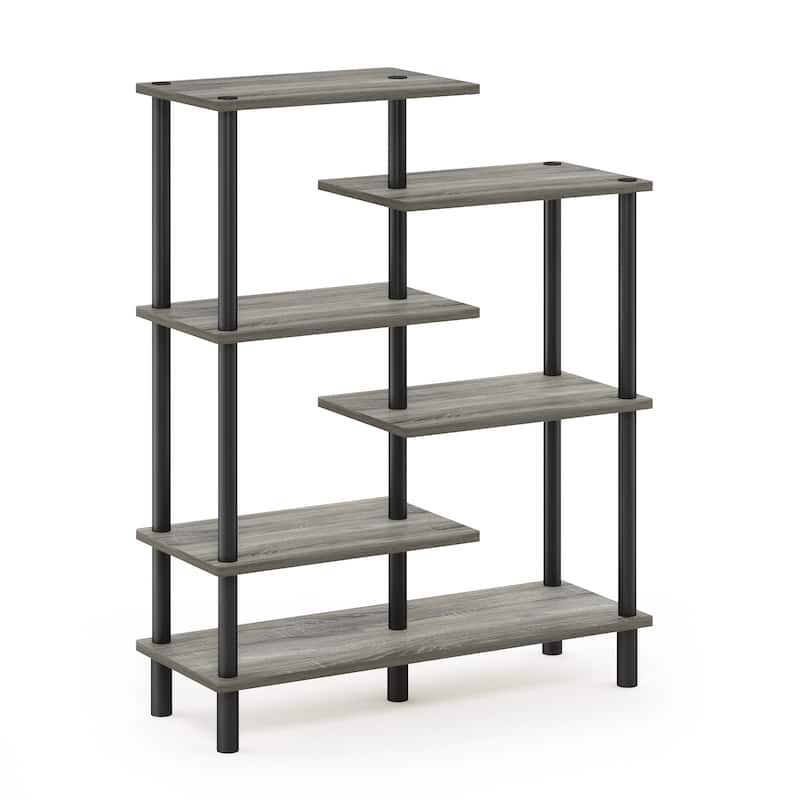 Furinno 18089 Turn-N-Tube 6-Tier Accent Display Rack