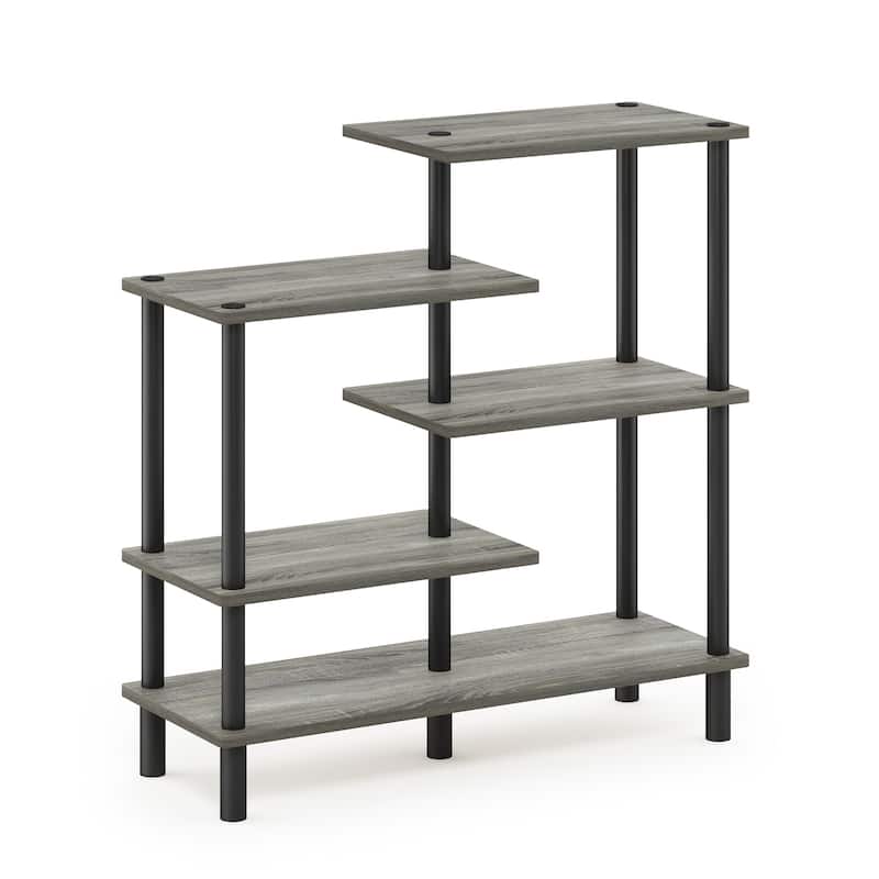Furinno 18088 Turn-N-Tube 5-Tier Accent Display Rack