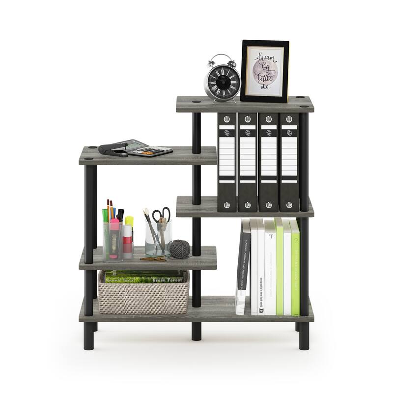 Furinno 18088 Turn-N-Tube 5-Tier Accent Display Rack