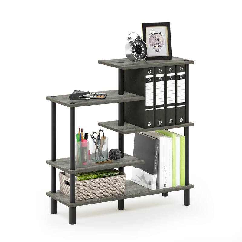 Furinno 18088 Turn-N-Tube 5-Tier Accent Display Rack