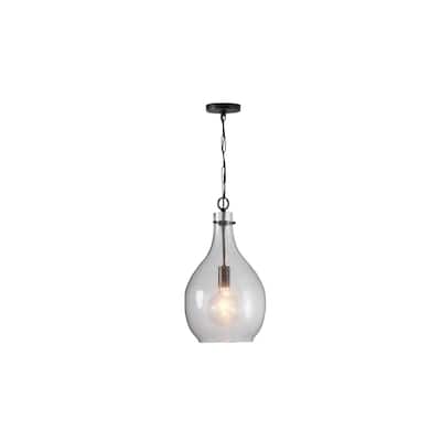 1-light Pewter Pendant