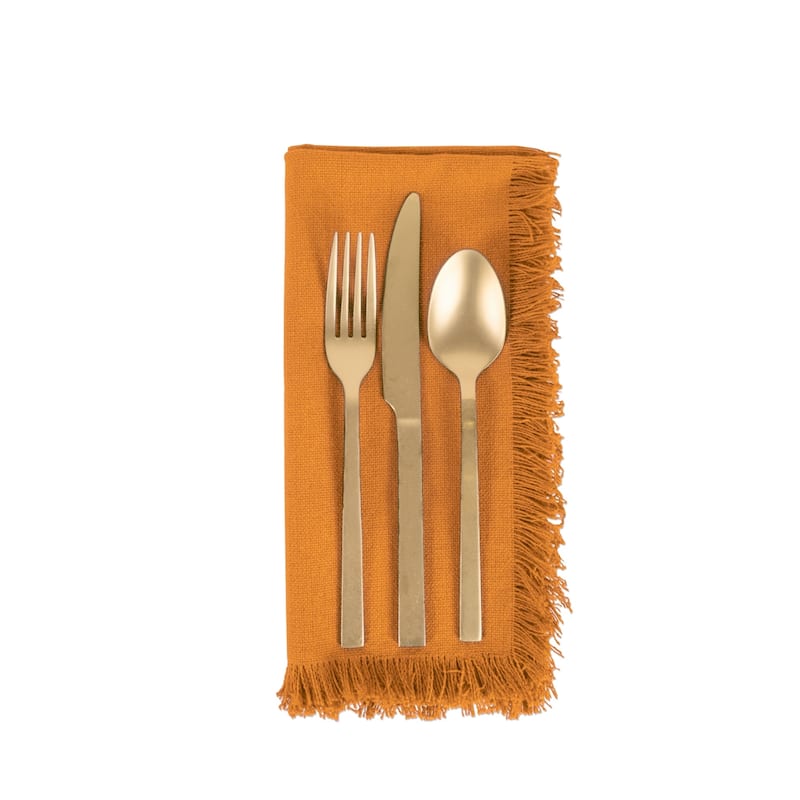 DII Heavyweight Fringed Napkin (Set of 6)