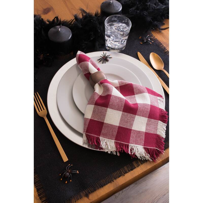 DII Heavyweight Fringed Napkin (Set of 6)