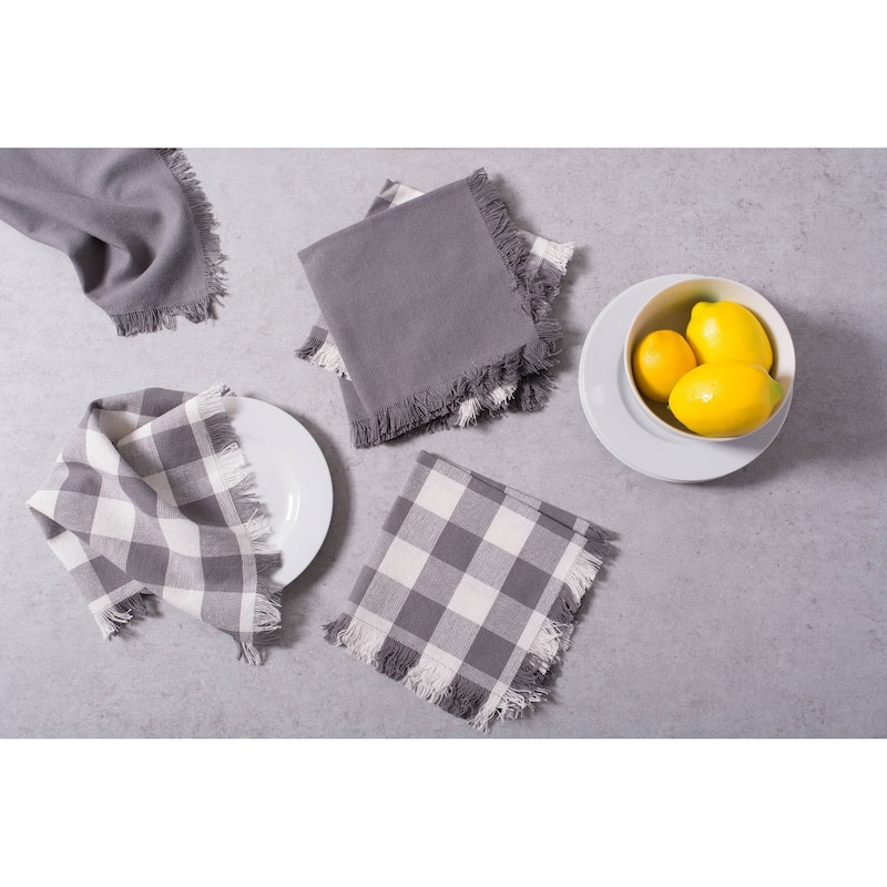 DII Heavyweight Fringed Napkin (Set of 6)