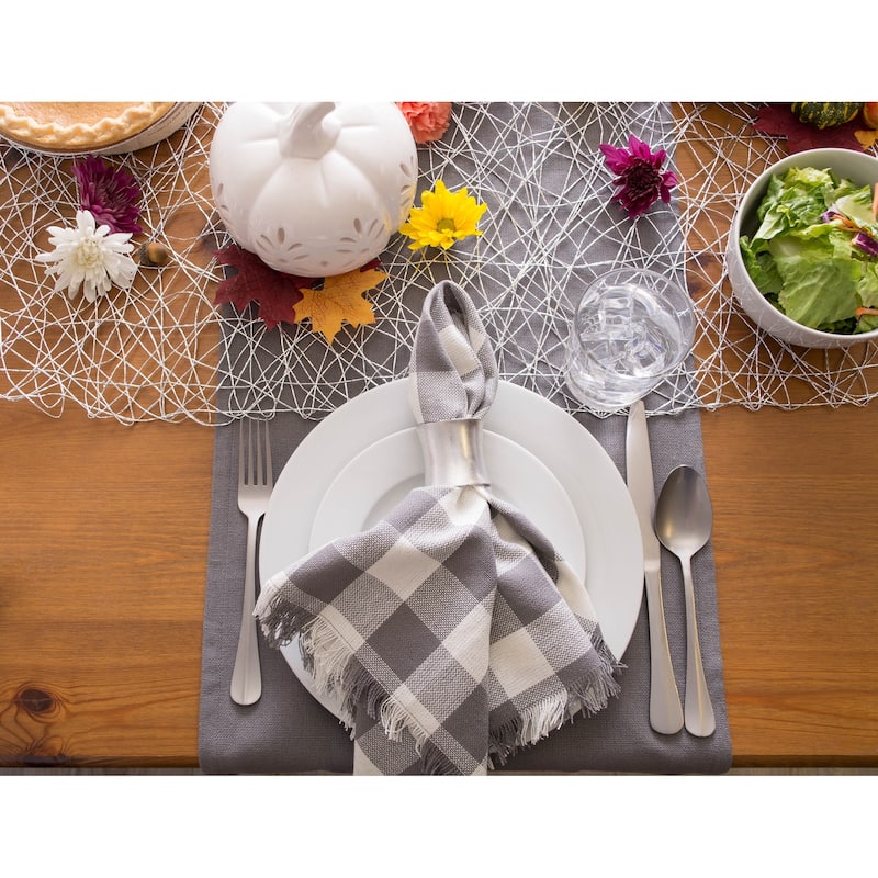 DII Heavyweight Fringed Napkin (Set of 6)