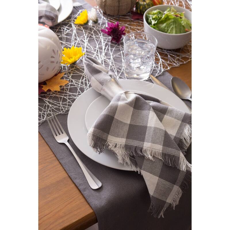 DII Heavyweight Fringed Napkin (Set of 6)