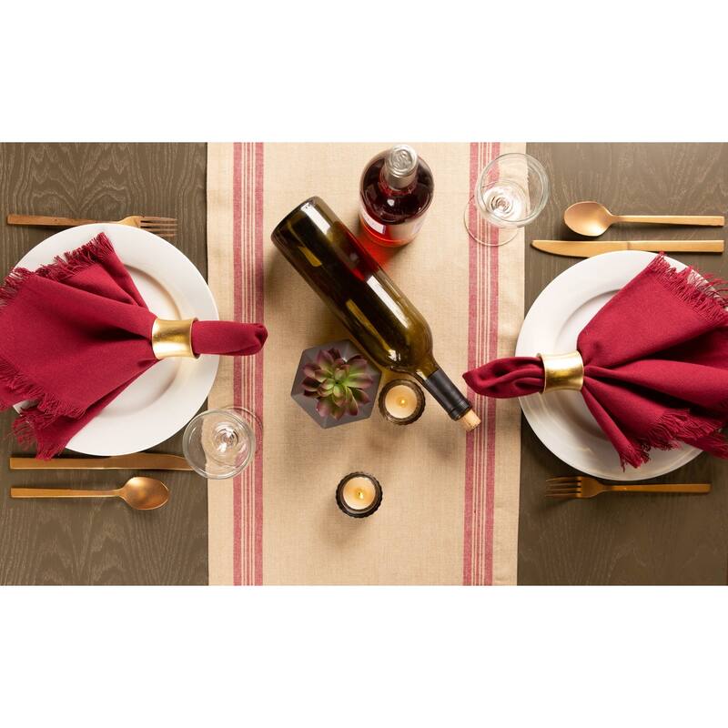 DII Heavyweight Fringed Napkin (Set of 6)