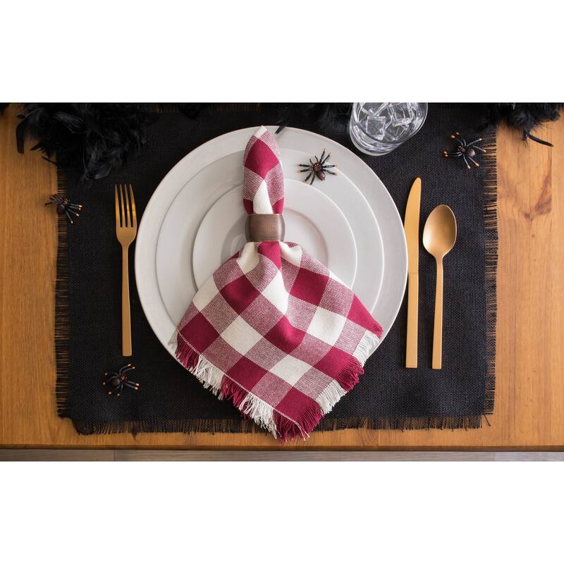 DII Heavyweight Fringed Napkin (Set of 6)