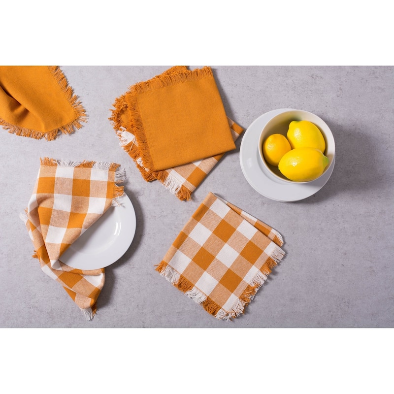 DII Heavyweight Fringed Napkin (Set of 6)