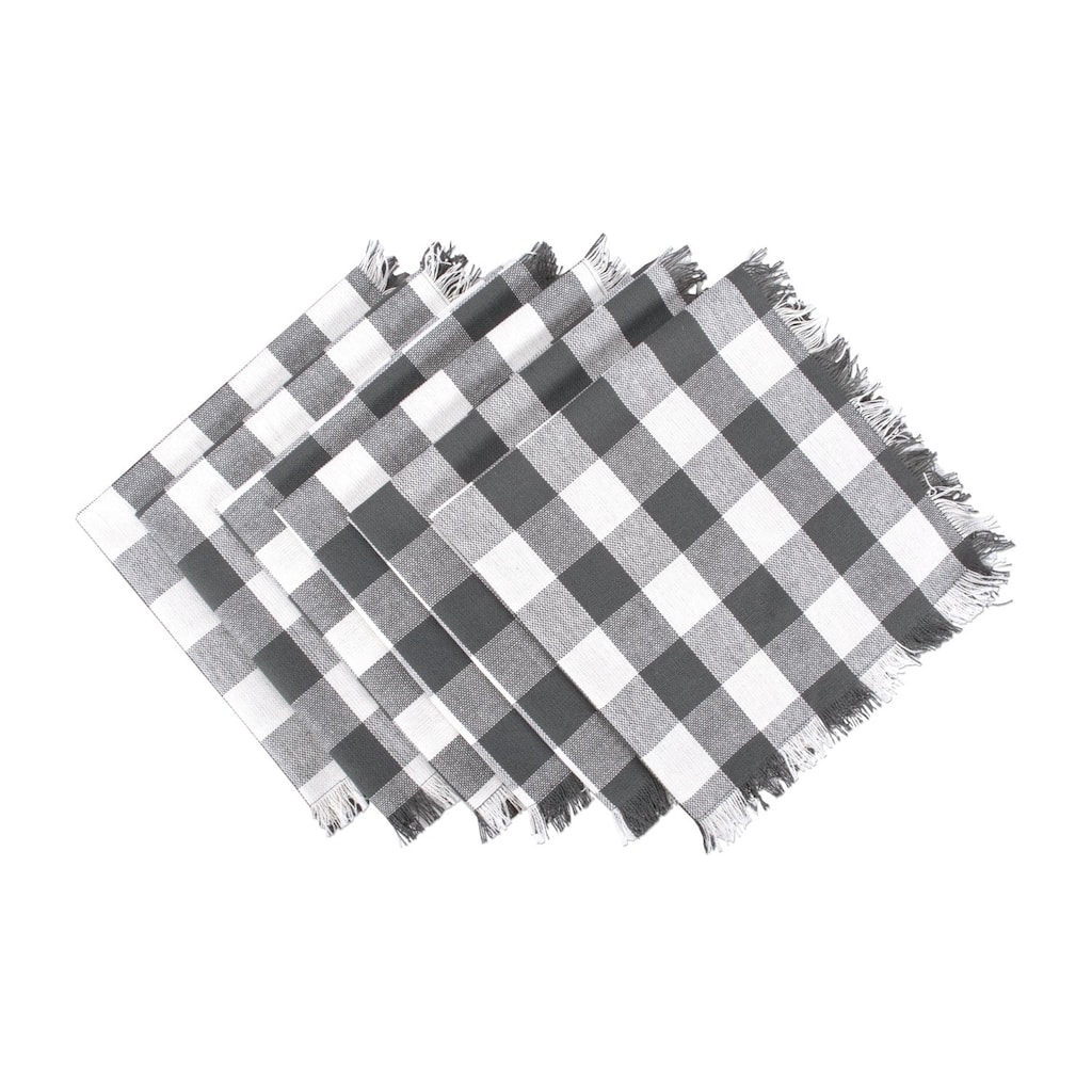 DII Heavyweight Fringed Napkin (Set of 6)