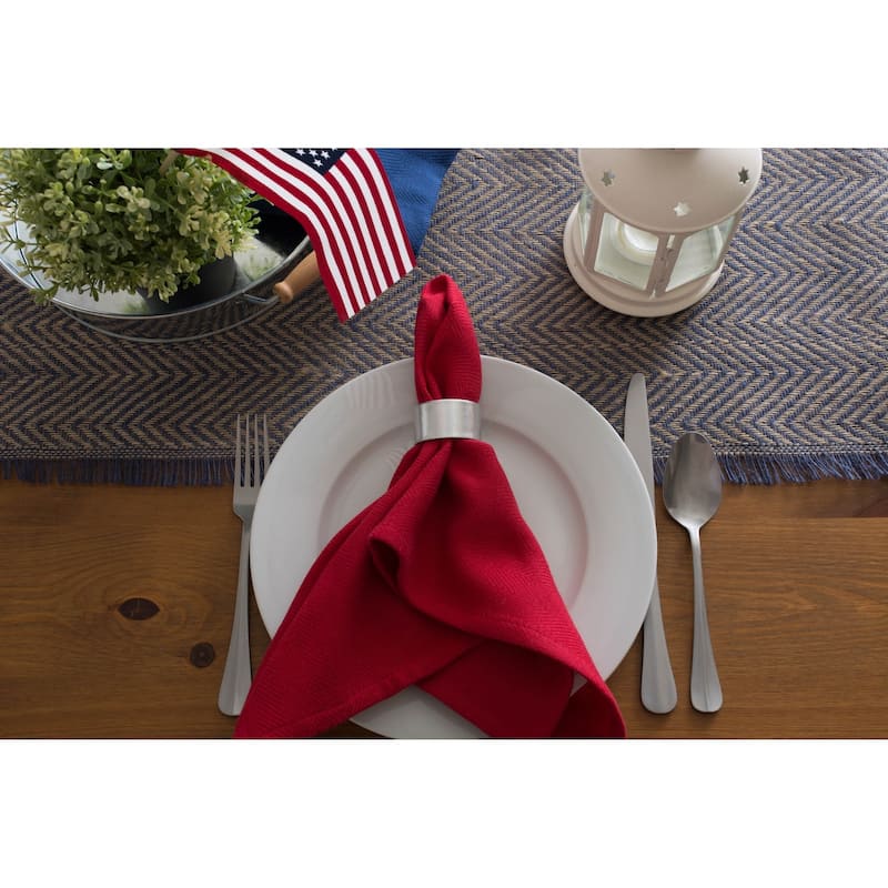 DII Chevron Burlap Table Runner