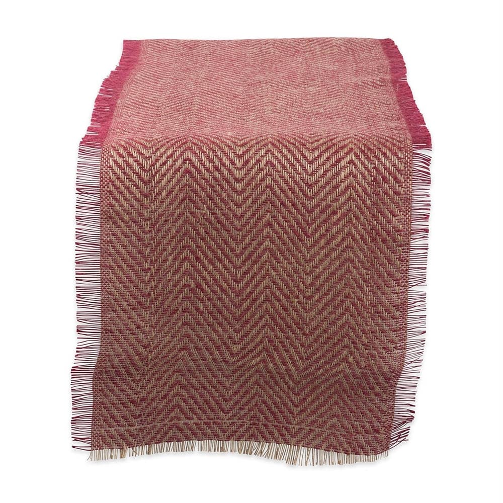 DII Chevron Burlap Table Runner